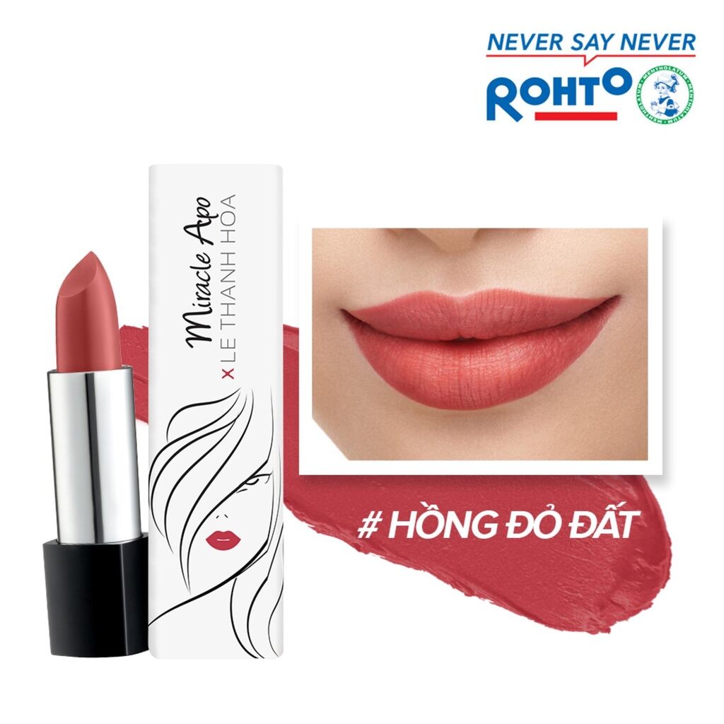 Son lì miracle apo lipstick matte x lê thanh hoà 4g
