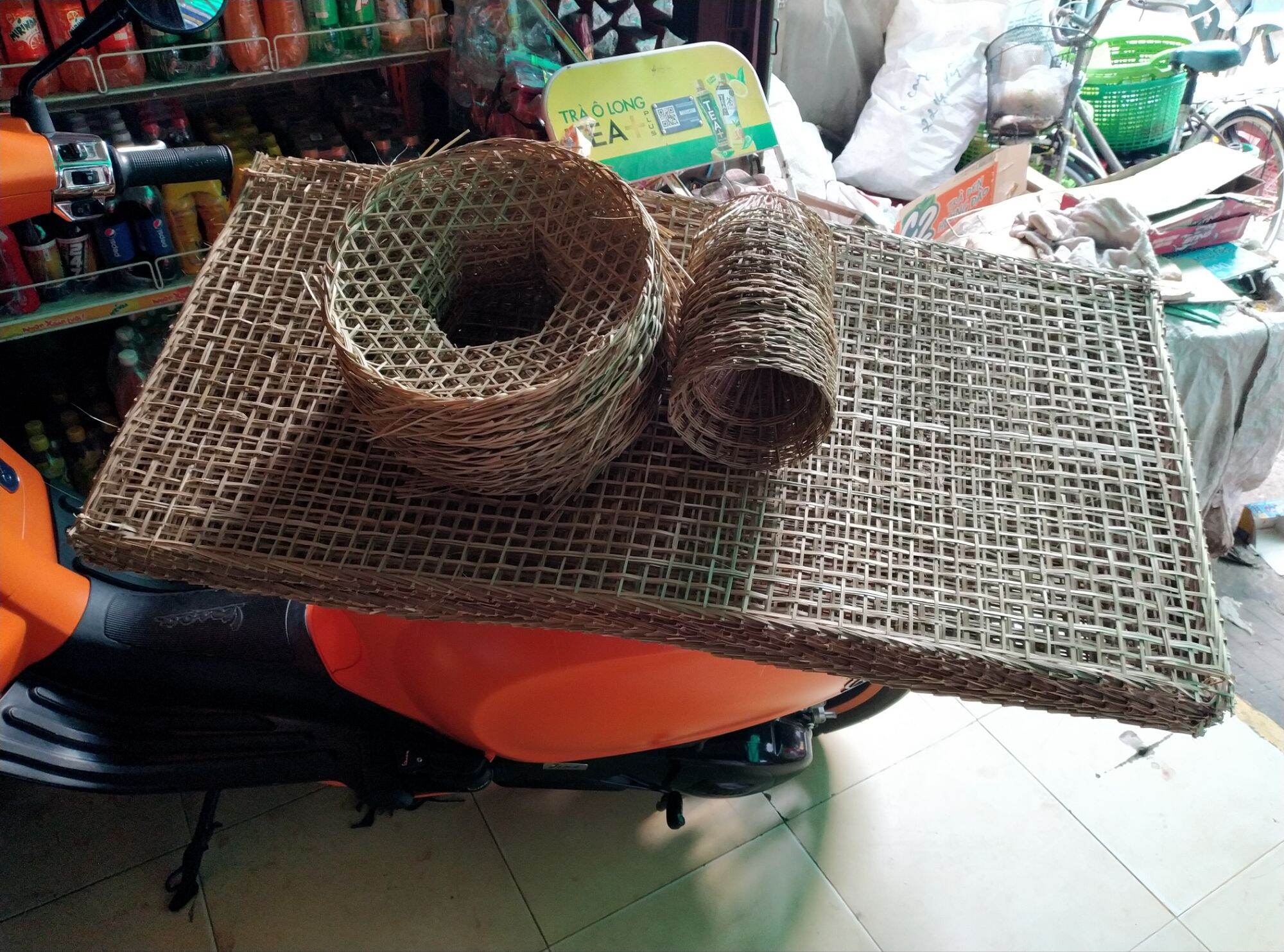 LỜ ĐẶT BẮT TÔM 10 CÁI BẰNG TRE