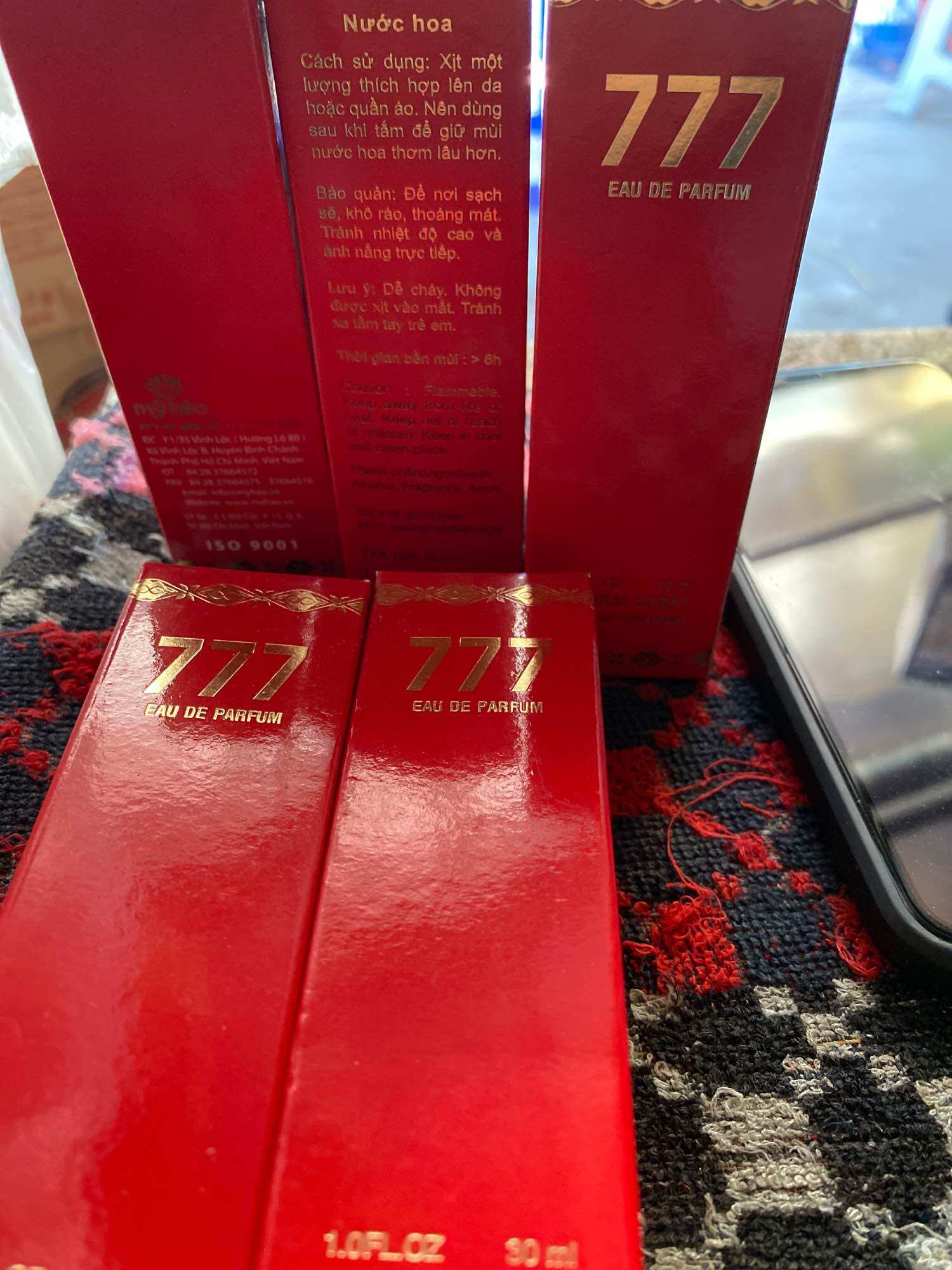 Nước hoa 777( 30ml)