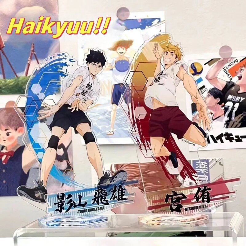 Haikyuu! Sugawara Koushi Kageyama Tobio Anime Hình Pvc Mẫu Hoạt Hình Để Bàn Trang Trí Cho Máy Tính Để Bàn Đồ Chơi