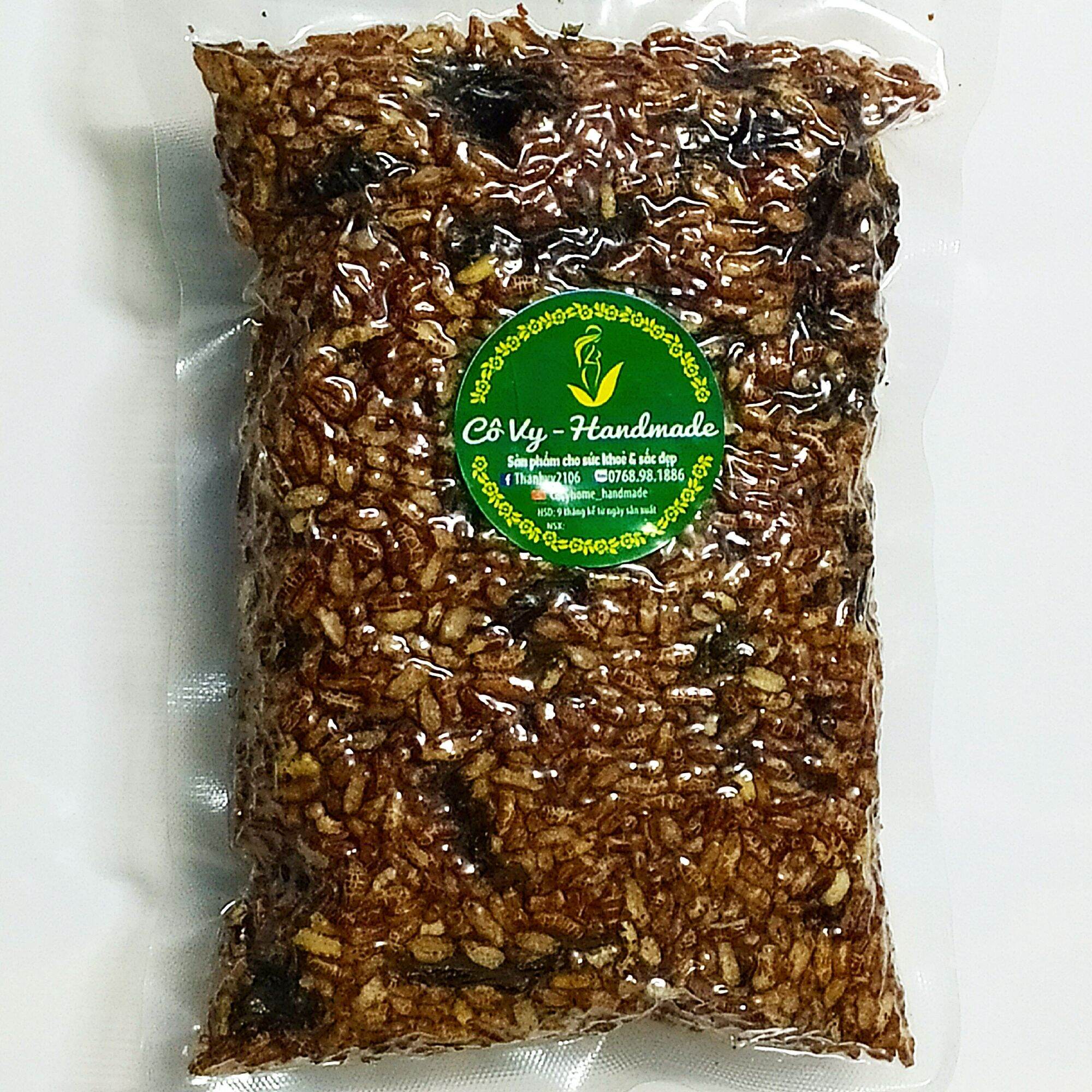Cốm Gạo Lứt sấy Rong biển Chà bông Siêu Ngon Không Dầu