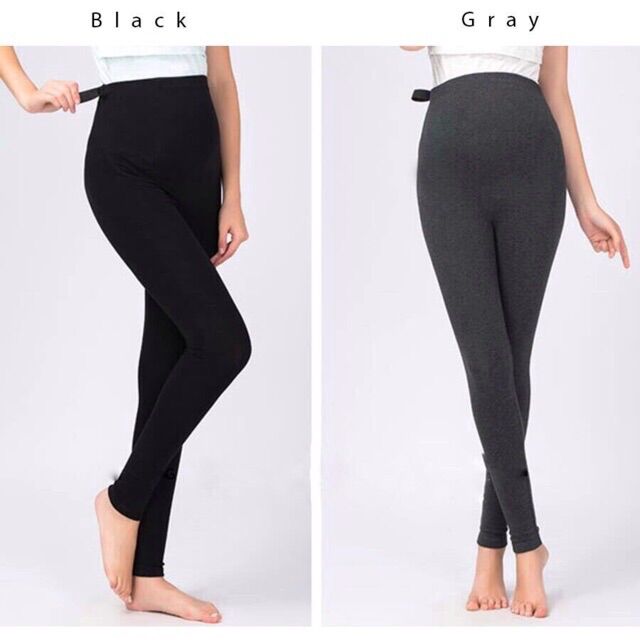 Quần legging bầu lót lông hình mèo