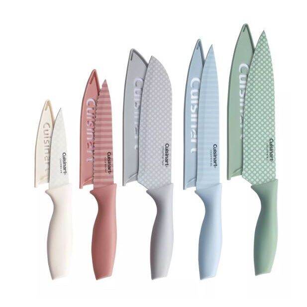 Set 5 dao gốm Cuisinart 10 thứ