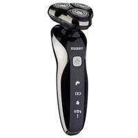 ZOZEN | Máy Cạo Râu Điện Thông Minh 3 Lưỡi Xoay, Đầu Cắt Nổi Bằng Thép Không Gỉ, Sạc Nhanh, Chống Nước Toàn Thân