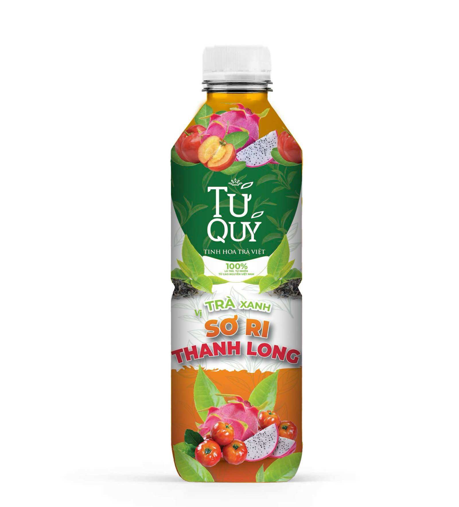 Lot of 6 Bottles of 450ml Four Quarter Tea