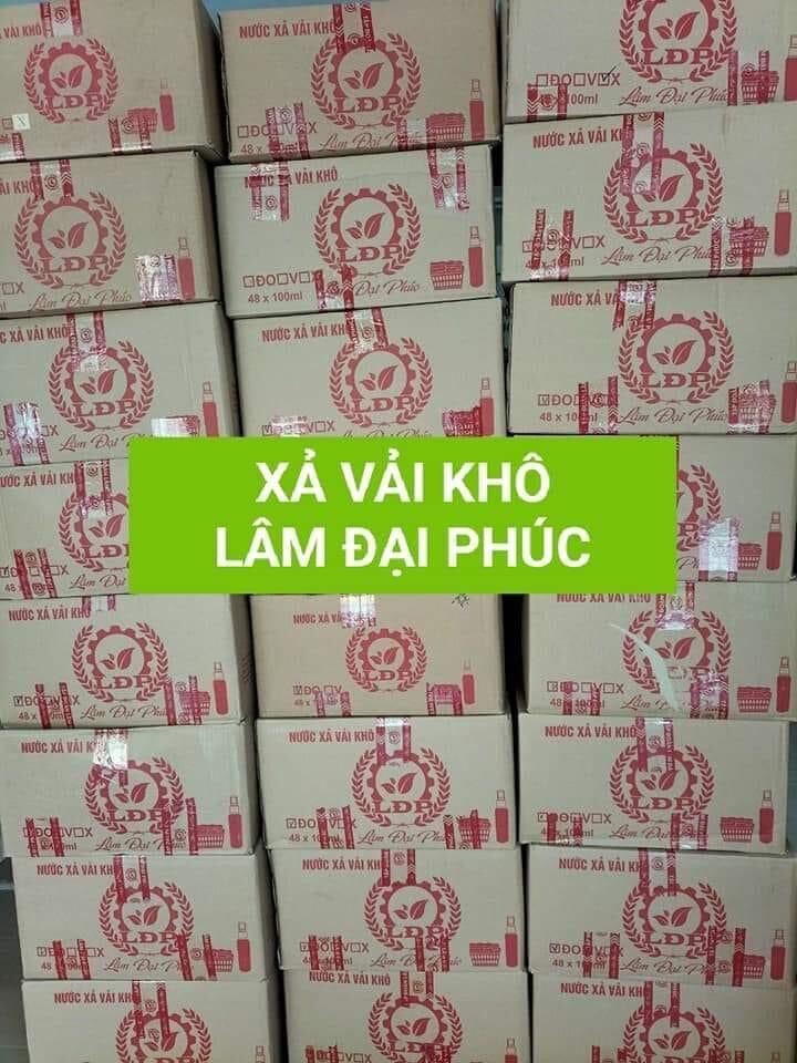 XẢ VẢI KHÔ 100ML ( màu đỏ ) - LÂM ĐẠI PHÚC