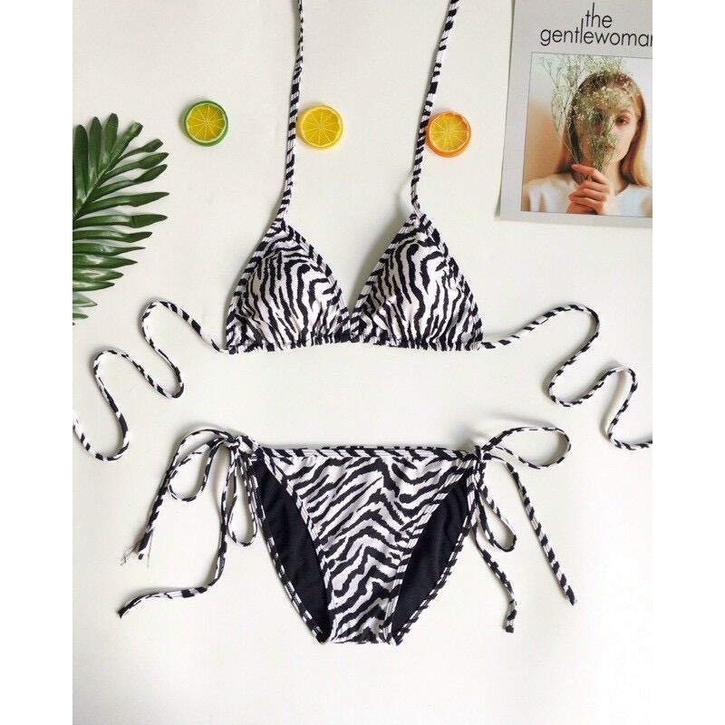 Bikini sọc ngựa vằn kèm ảnh thật và feedback
