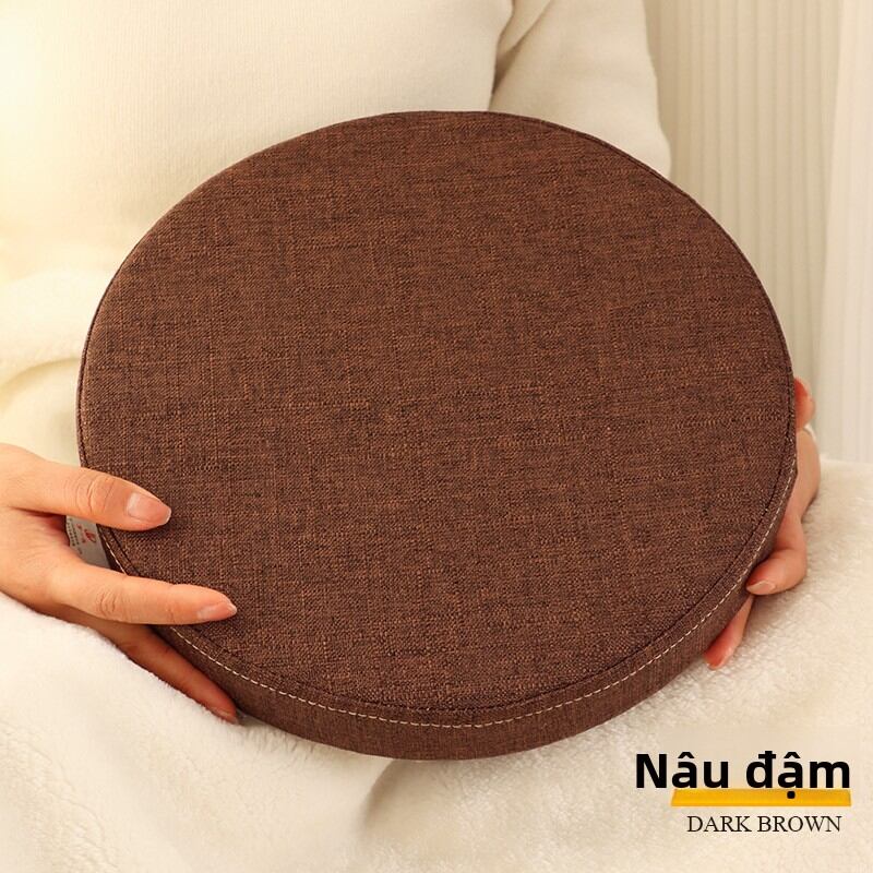 Besee | Đệm Ghế Tròn Mềm Mại Có Dây Đai Có Thể Giặt