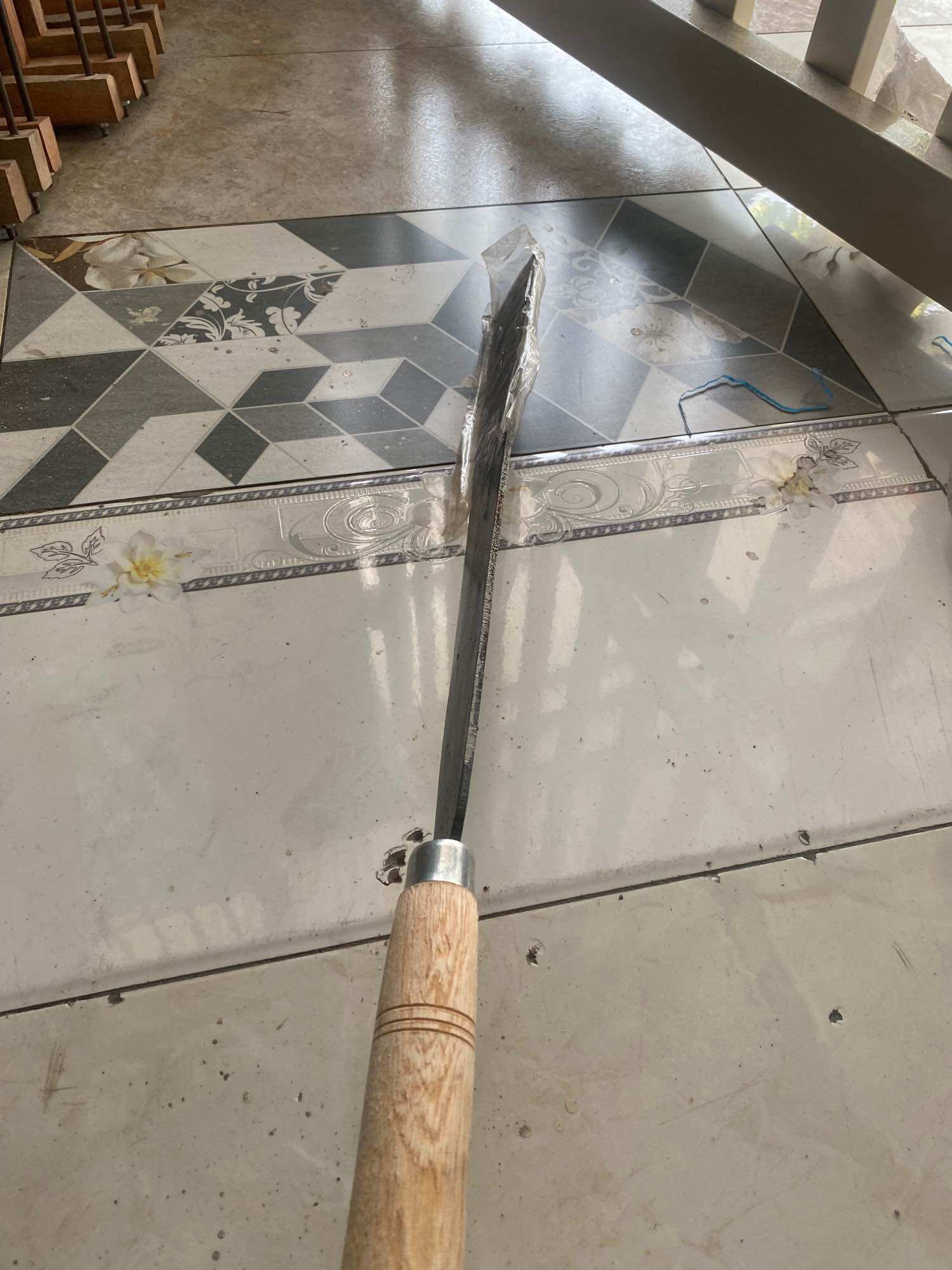 Dao mía phát cỏ mé nhánh cây dài 80cm