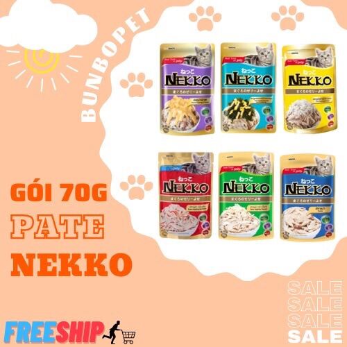 Pate Nekko cho mèo 70g - Nhập khẩu từ Thái Lan