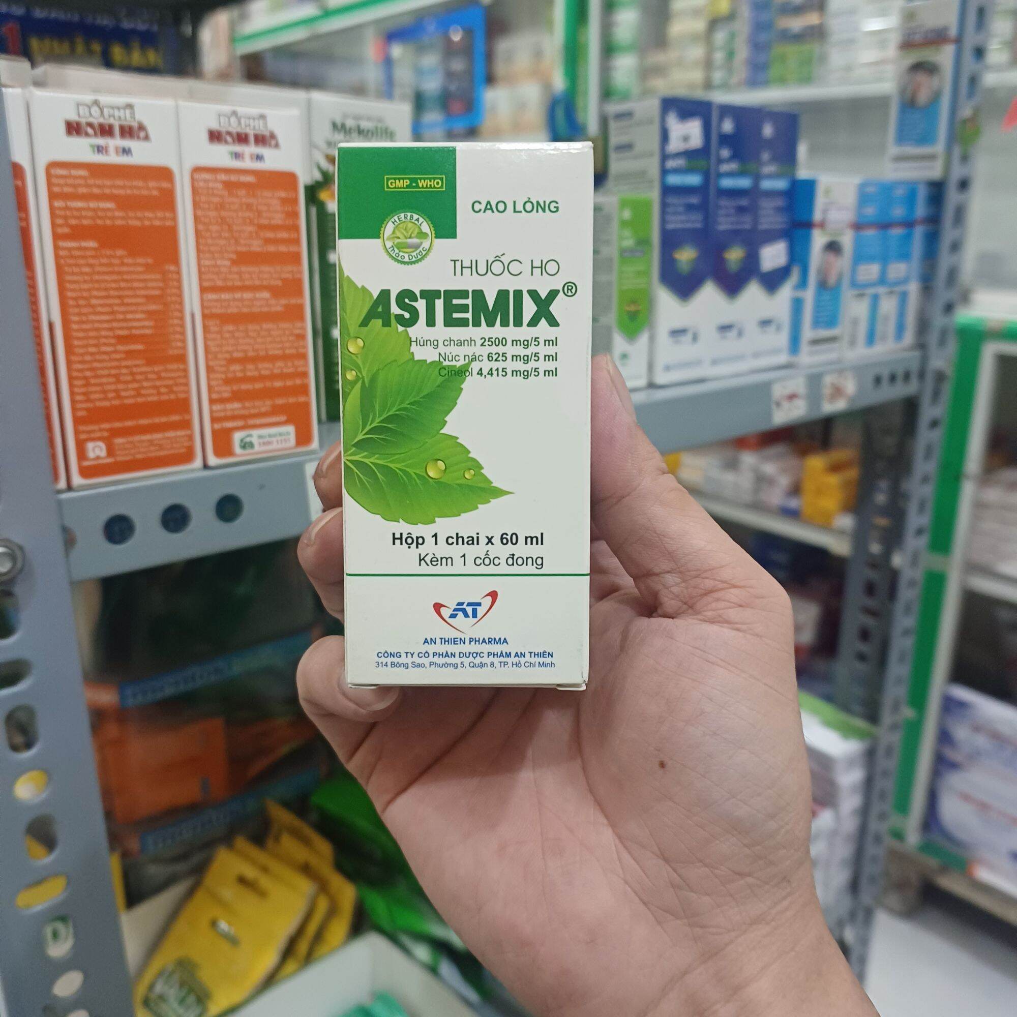Siro ho astemix 60ml