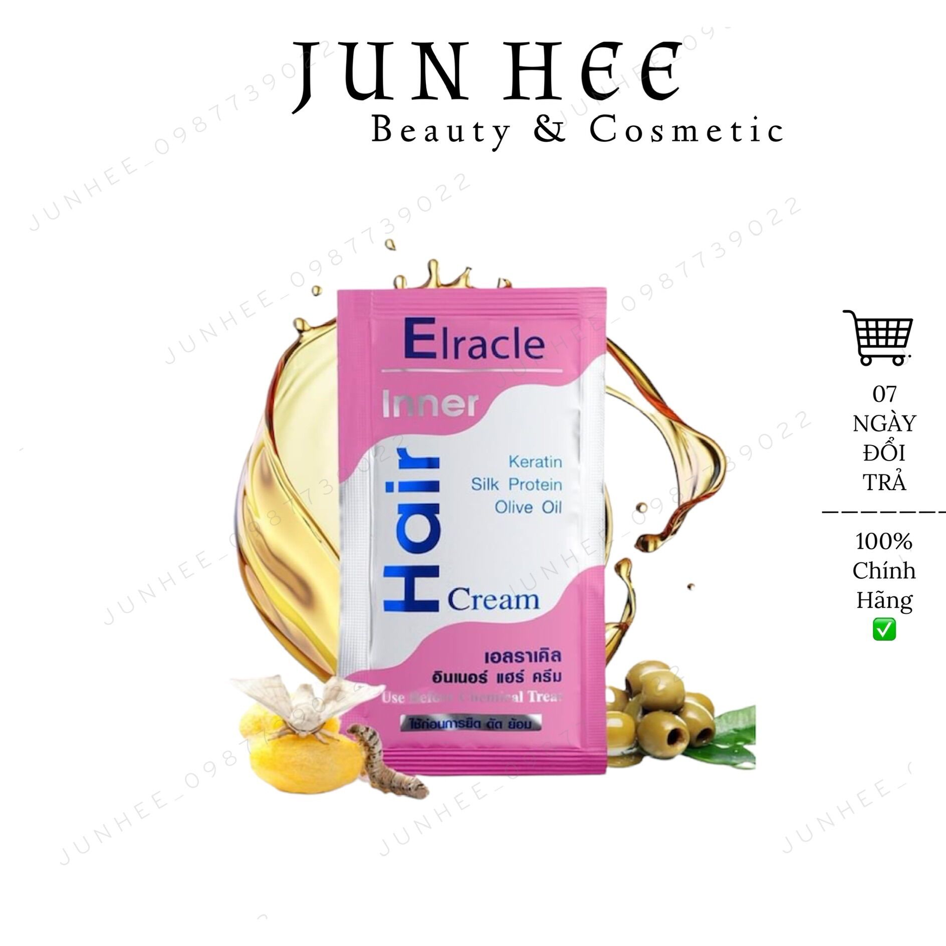 Combo 2 gói Ủ tóc Bio Elracle Inner Treatment đỏ