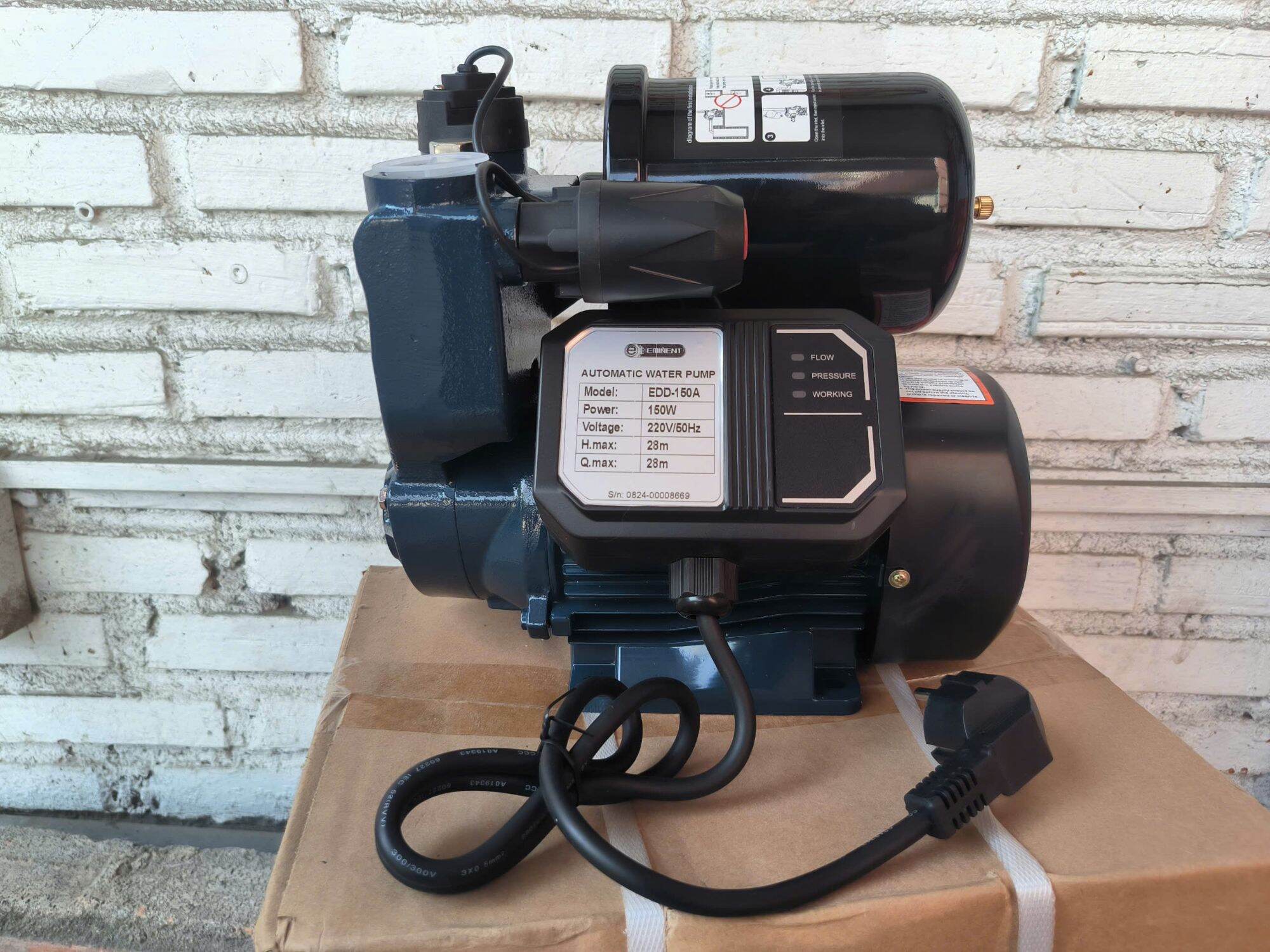 BƠM NƯỚC TĂNG ÁP 150W NƯỚC NÓNG VÀ LẠNH CAO CẤP ĐIỆN TỪ – EMINENT THÁI LAN