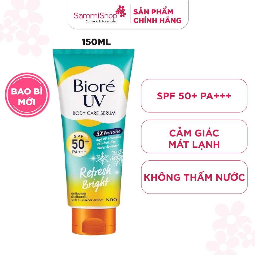 Chống Nắng Biore Serum dưỡng thể 150ml