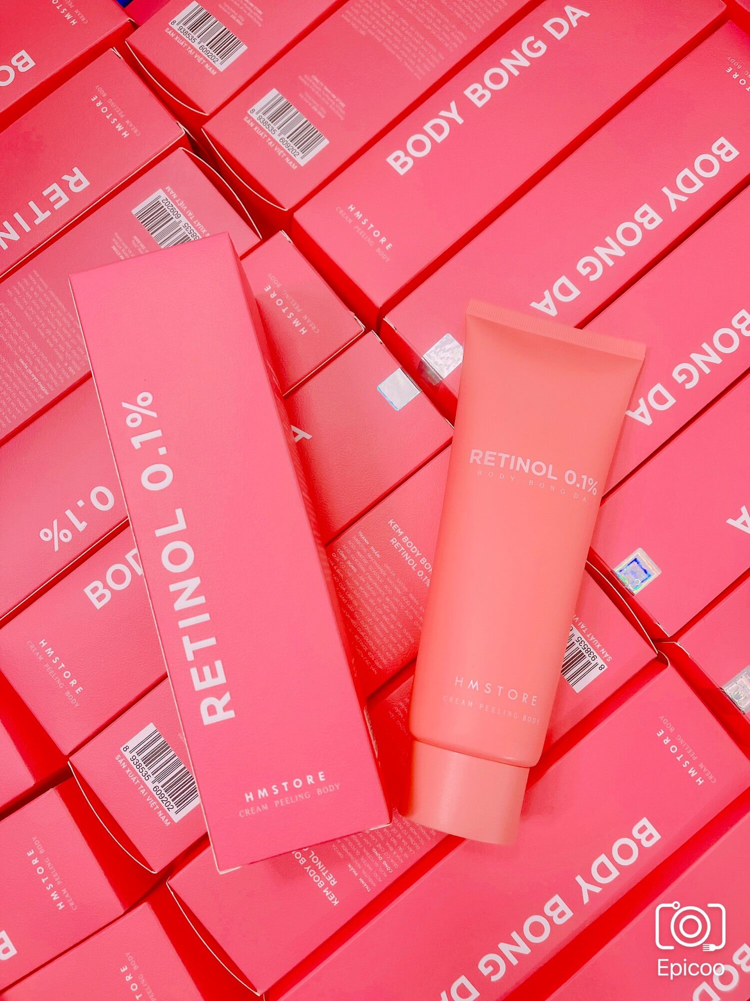 Peel Da Body RETINOL ( Thay Da Sinh Học ) Hm store - Body Bong Da