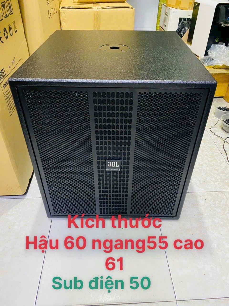 Sub điện 5 tấc công suất lớn,mạch 10 sò,bass rcf coil 100 từ 220