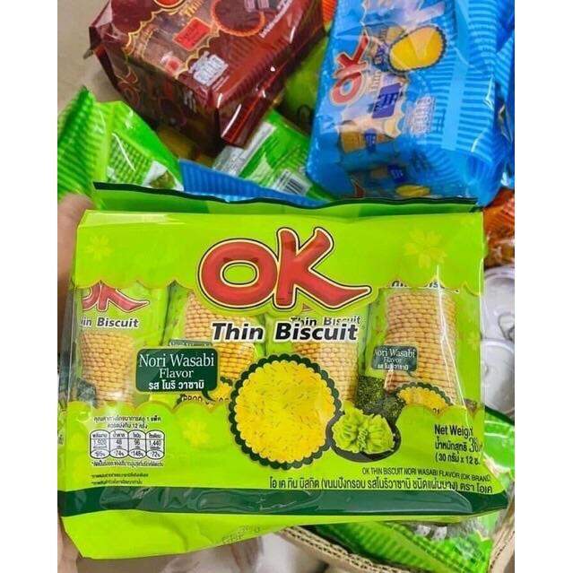 Bánh quy lát mỏng Ok Thái Lan 52k/gói