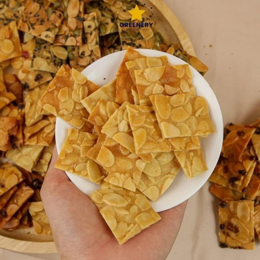 Bánh Ngói Hạnh Nhân mè đen