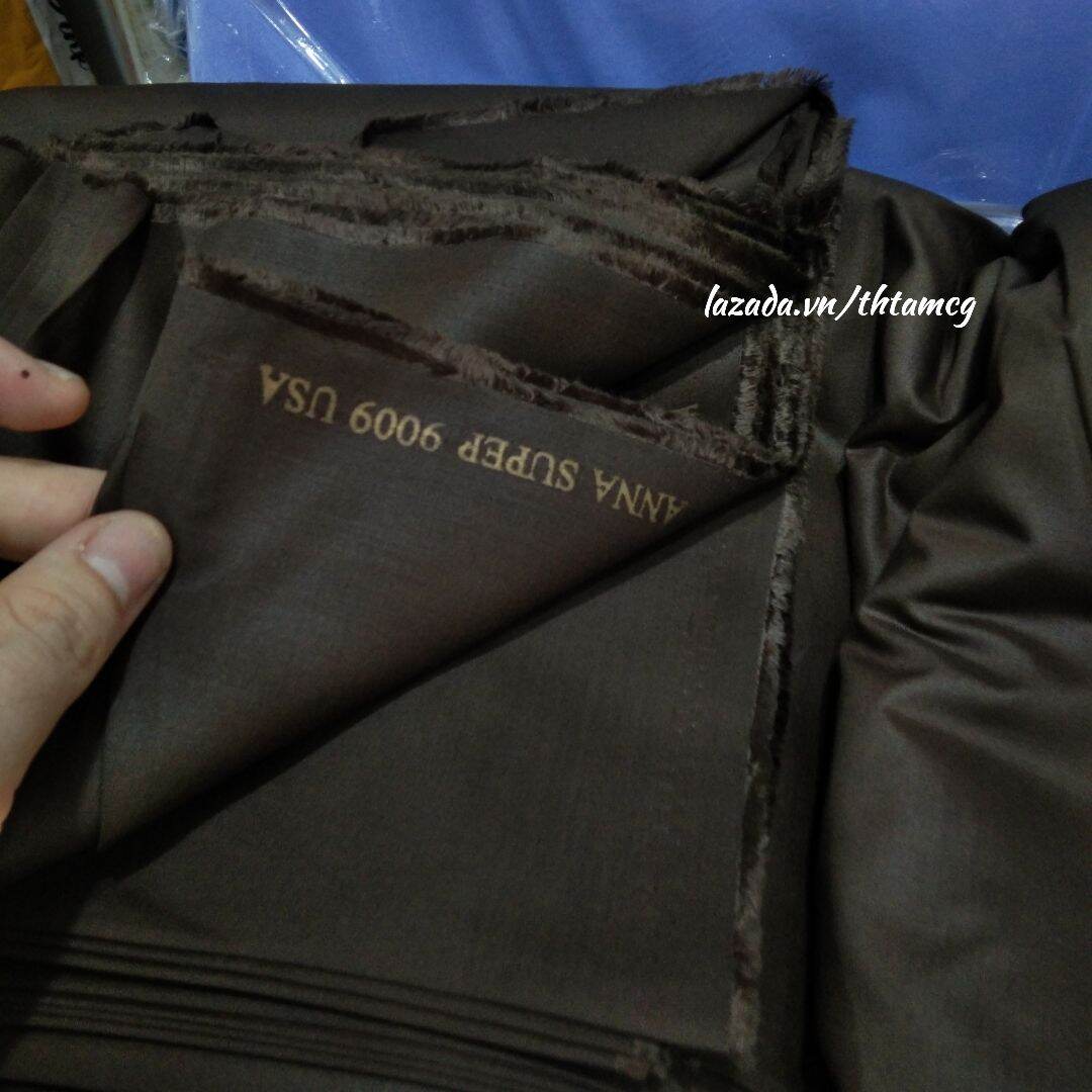 Vải Kate Mỹ Màu Nâu Đất USA 9009/9000 Anna Supep