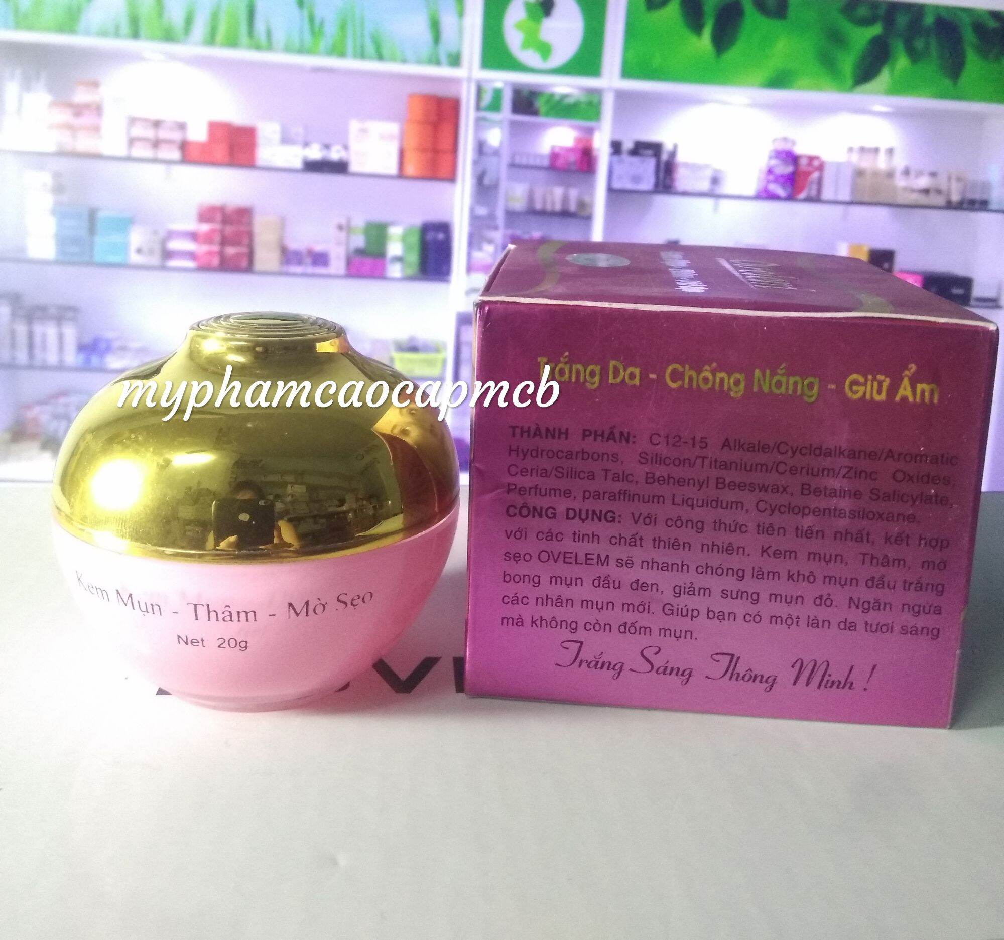KEM OVELEM MỤN THÂM MỜ SẸO 20G