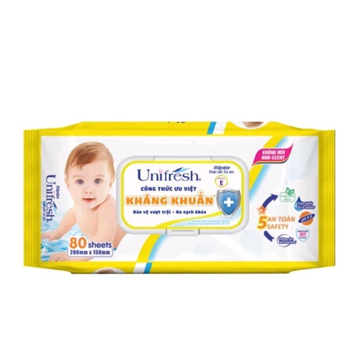 Khăn ướt Huggies/ Unifresh 80 miếng