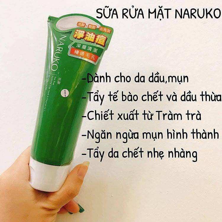 Sữa rửa mặt trà tràm naruko