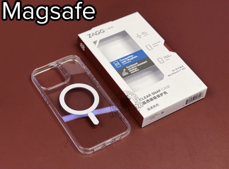 Ốp lưng trong suốt hỗ trợ sạc Magsafe cho Smart IPhone 14 Promax , 14 Pro , 13 Promax , 13 Pro chống sốc cao cấp chính hãng ZAGG