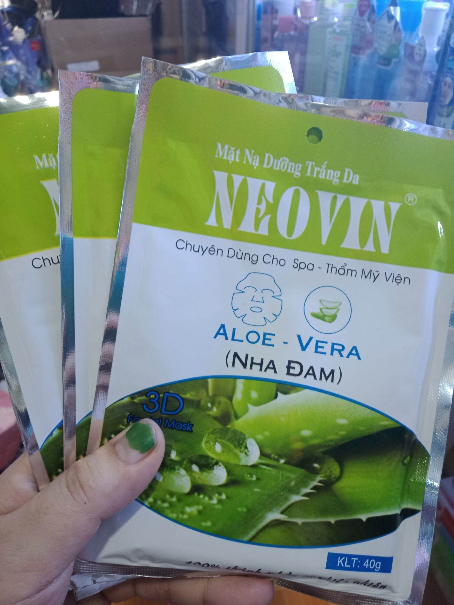 [HCM]Combo 3 miếng mặt Nạ Dưỡng Trắng Da Nha Đam
