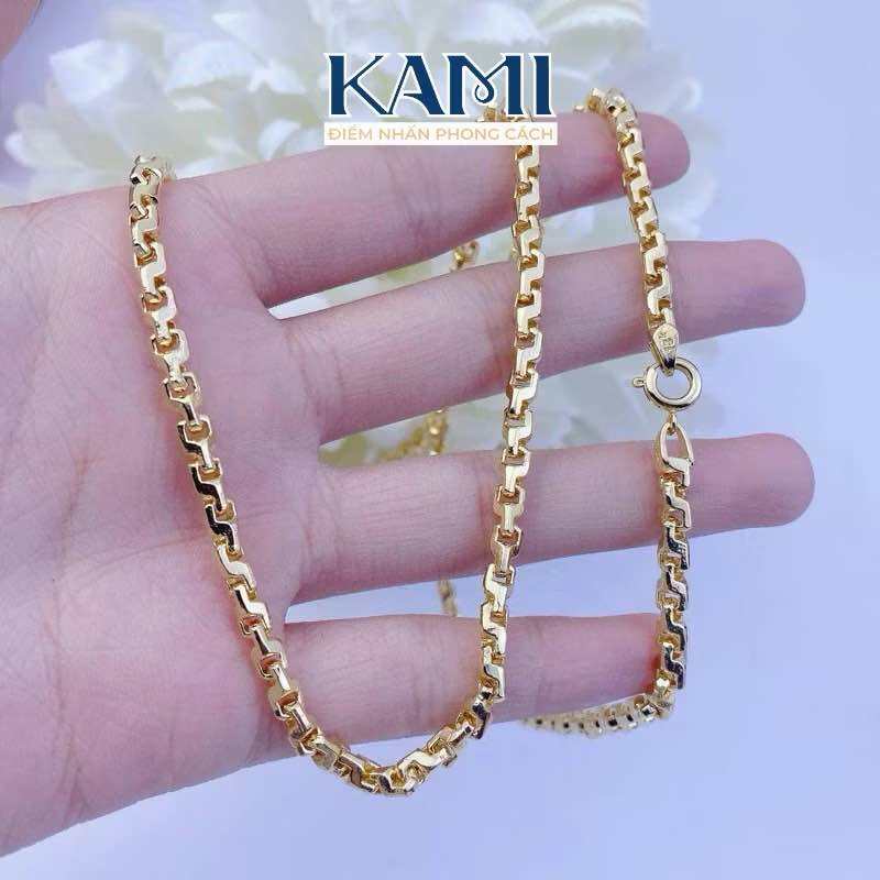  Dây chuyền công zic mới siêu đẹp nam nữ mạ vàng Kami trang sức sỉ 