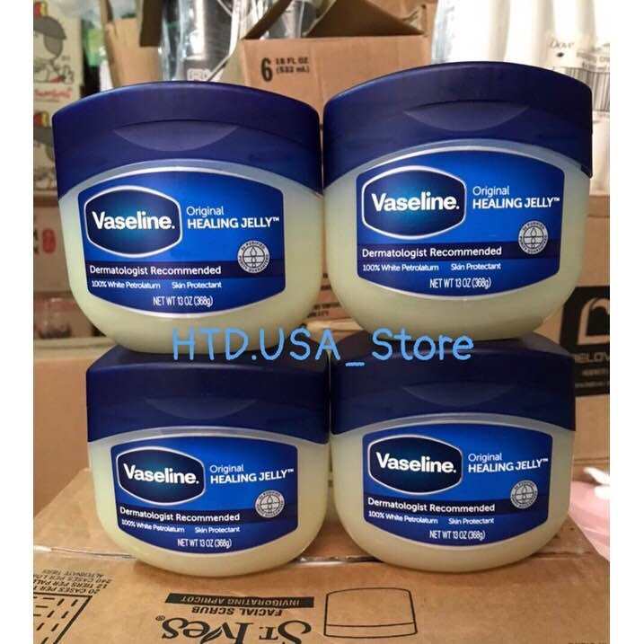 (368g)SÁP DƯỠNG ẨM VASELINE PURE PETROLEUM JELLY 368G Của Mỹ