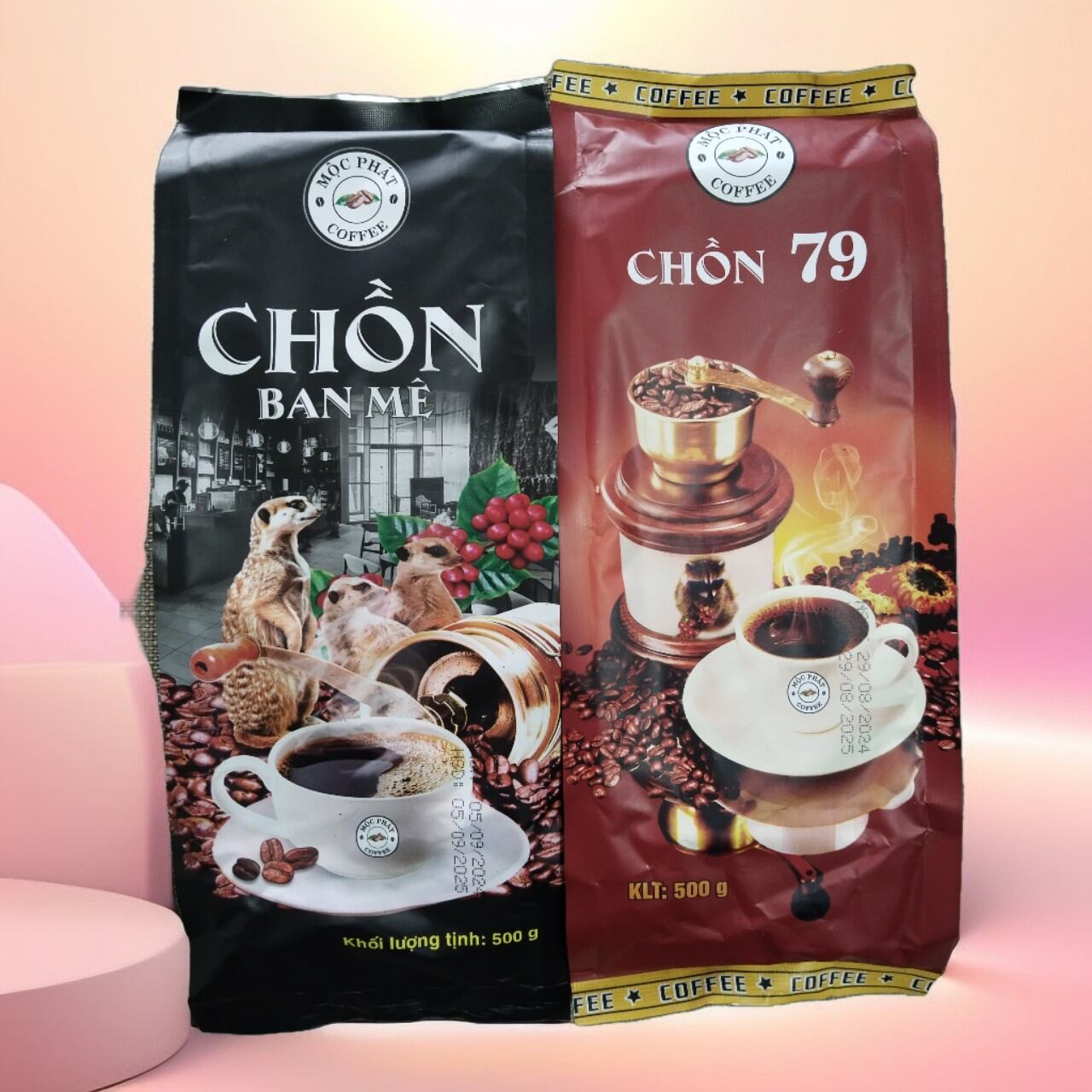 Combo 2 gói cà phê chồn ( BAN MÊ+CHỒN 79)=1 kg THƠM, BÉO , SÁNH , ĐẬM, ÍT ĐẮNG.
