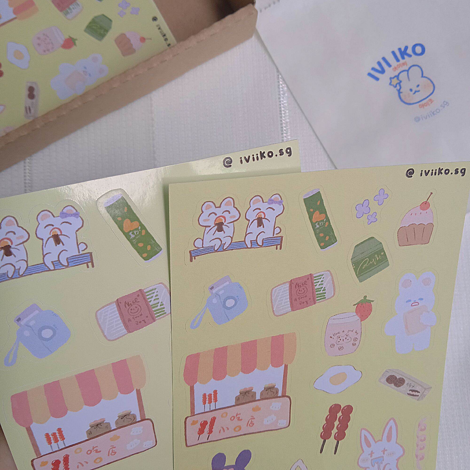 Sticker Happy Time (9x13cm) | IVI IKO
