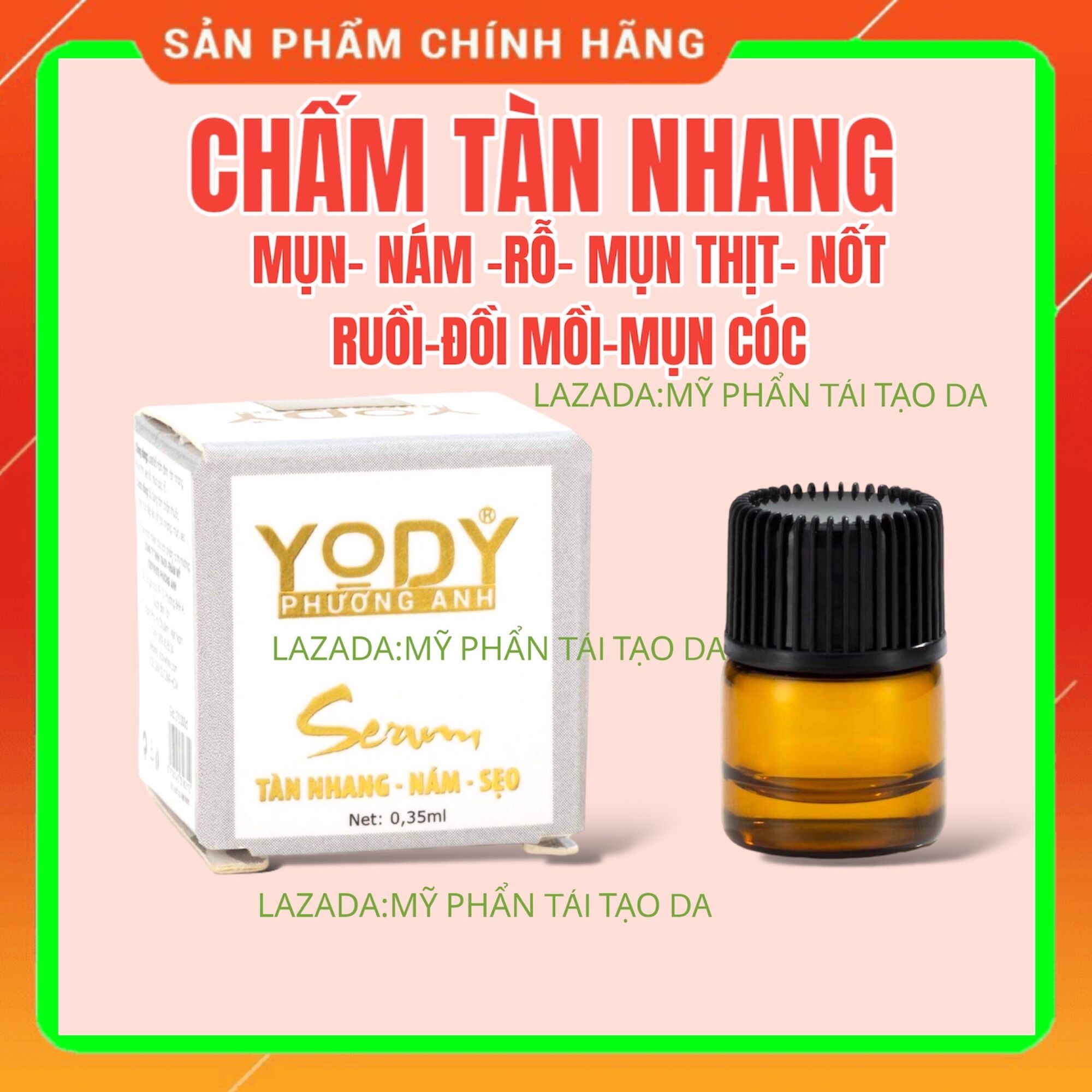 Chấm tàn nhang nám rỗ yody mụn nám rỗ