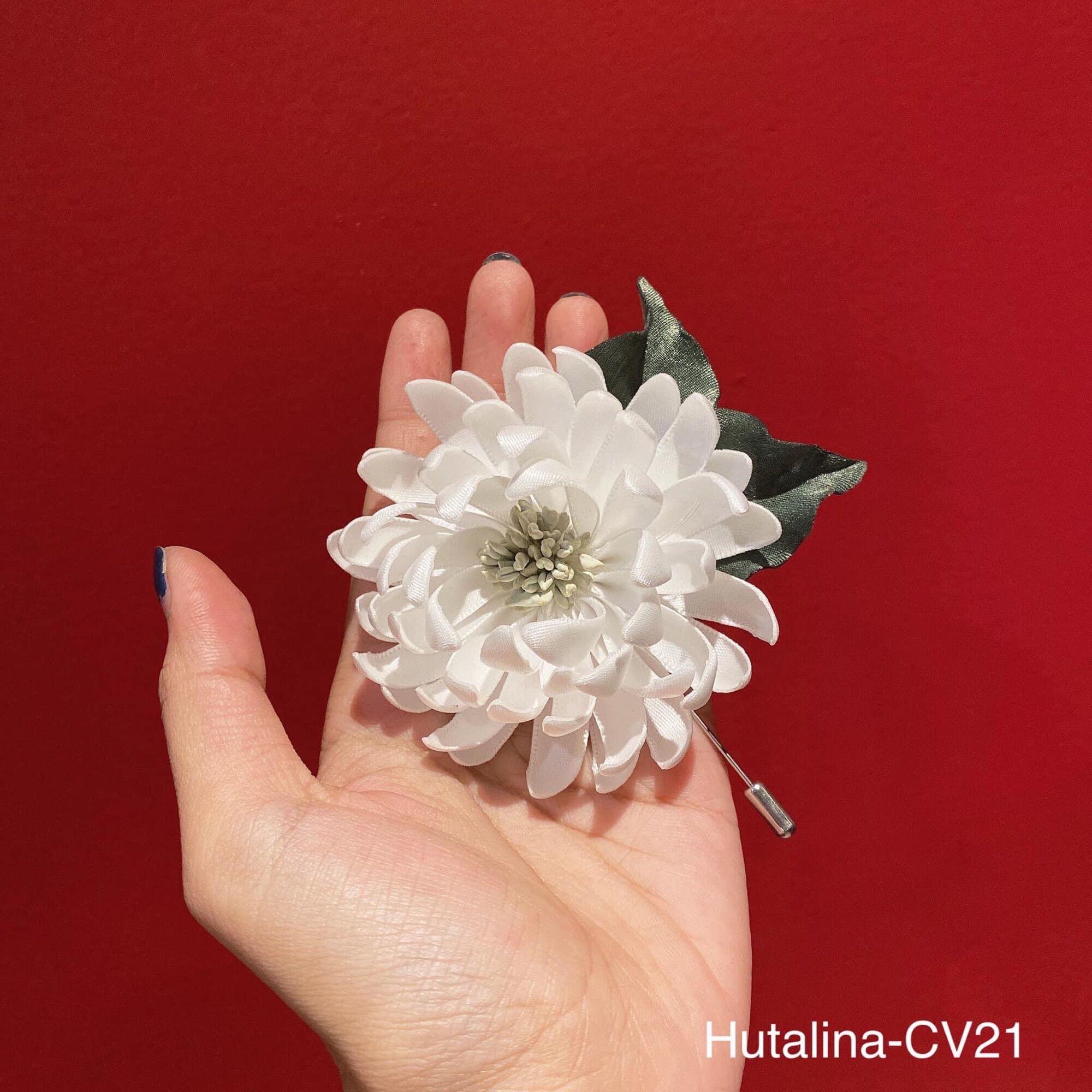 Hoa Cài Áo Handmade Hoa Cúc CV21