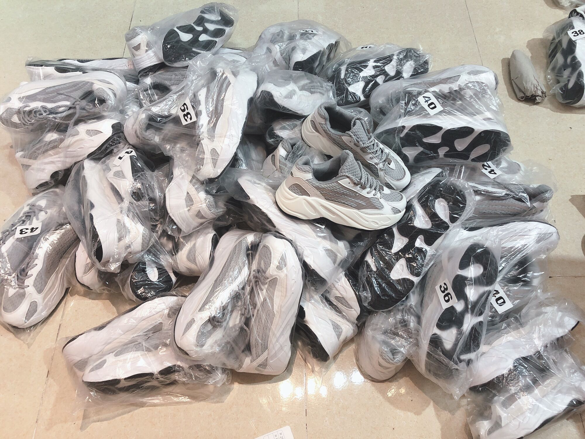 [Ảnh thật] Giày thể Thao YZ Phản Quang Nam Nữ