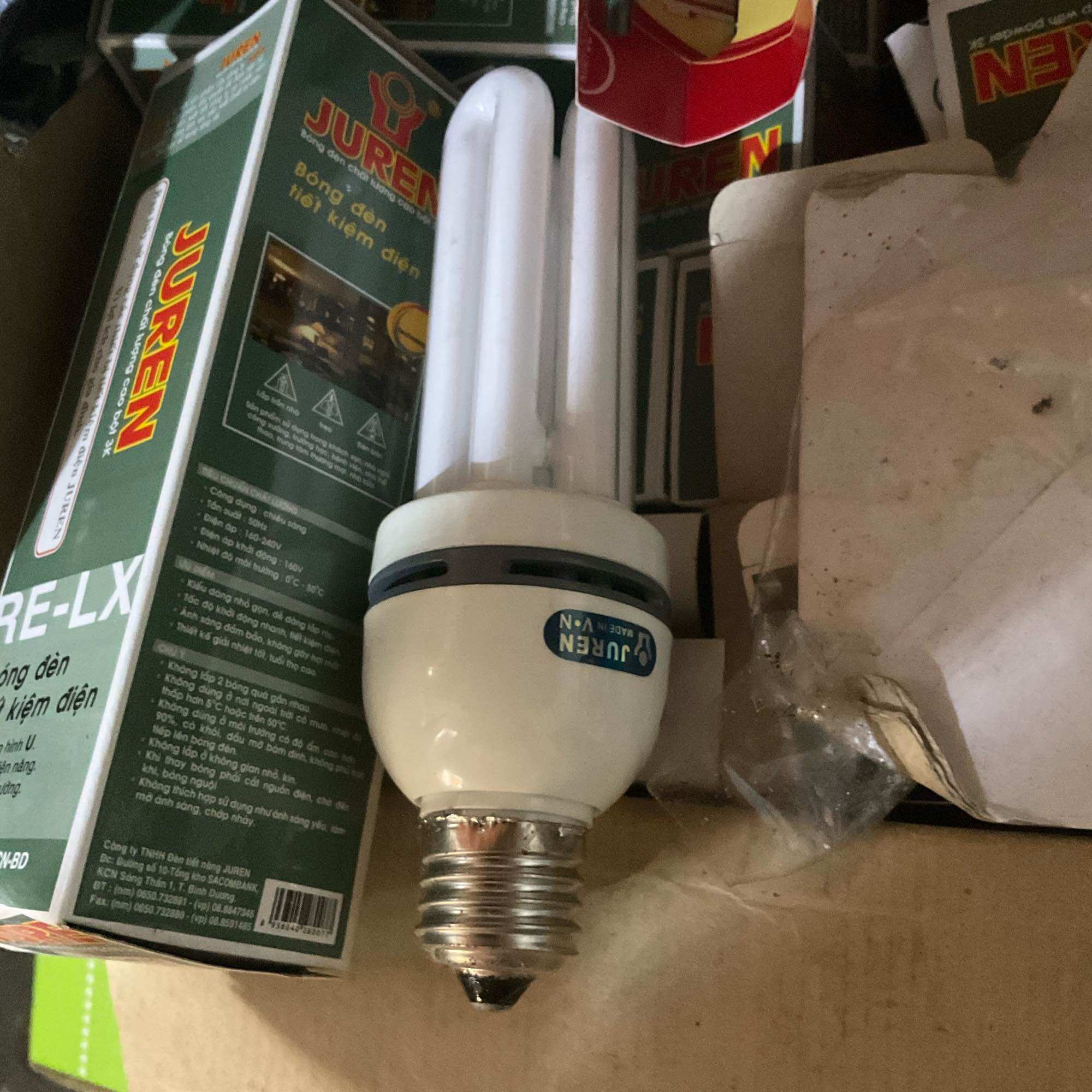 Nsv compact e27 12w ánh sáng vàng