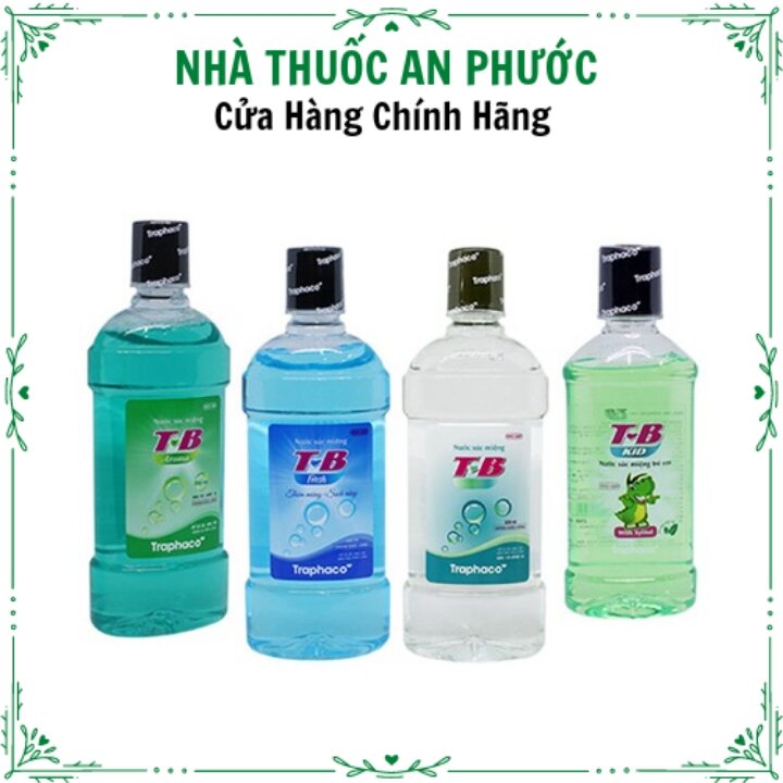 Nước súc miệng t-b fresh traphaco 500ml