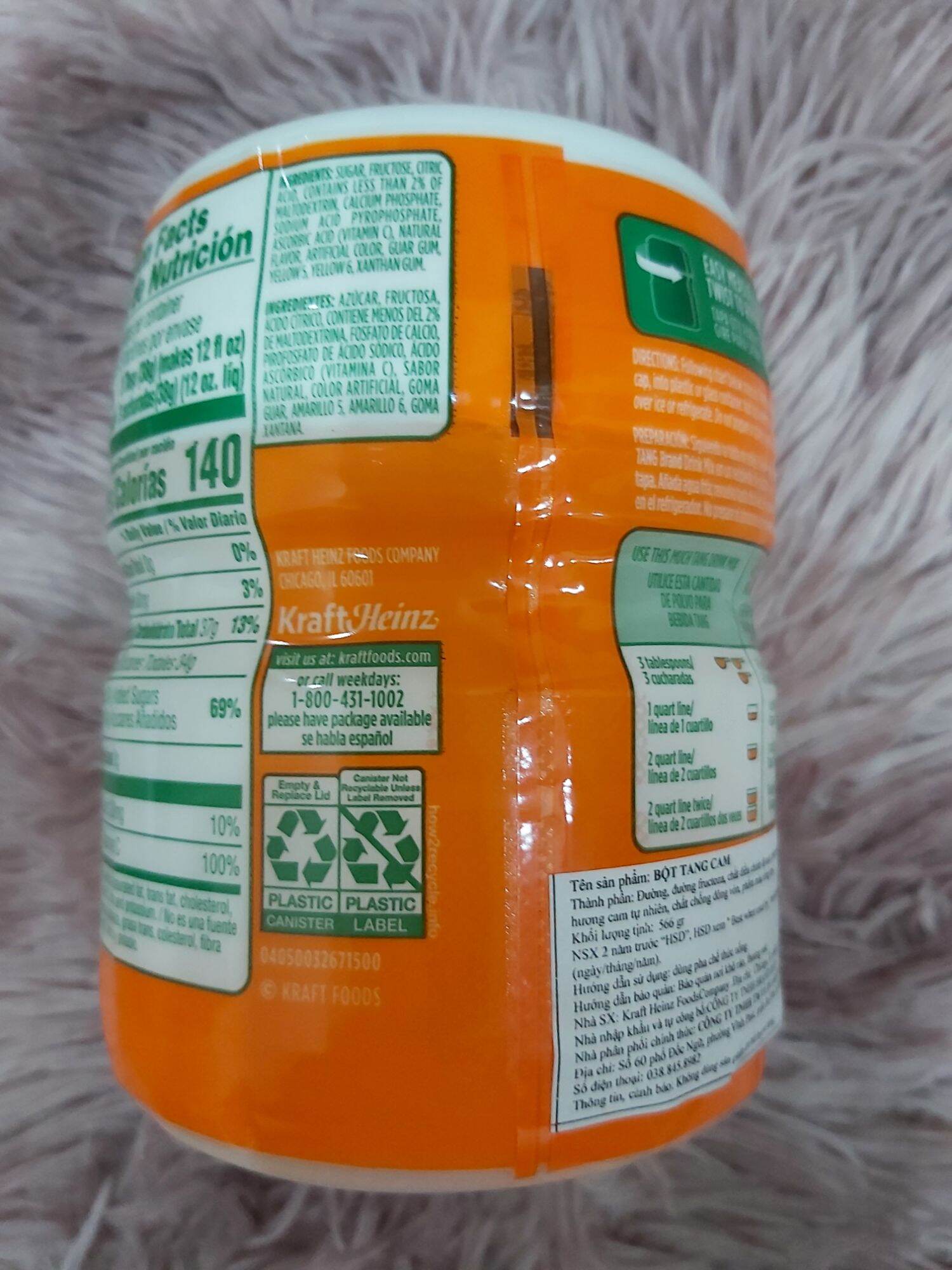 Bột pha nước cam Tang Orange