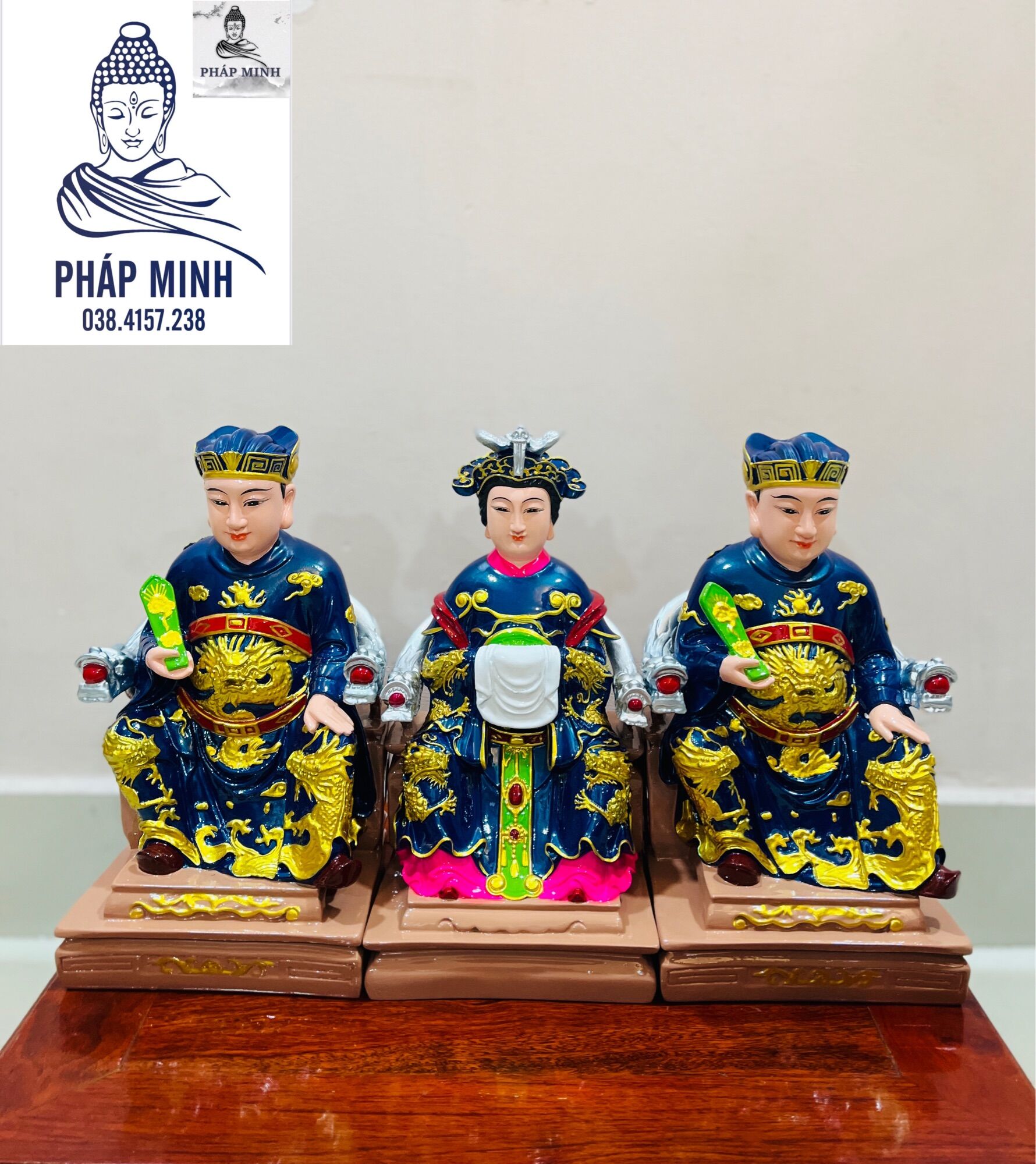 Tôn Tượng Táo Quân 30CM ( 3 Vị )