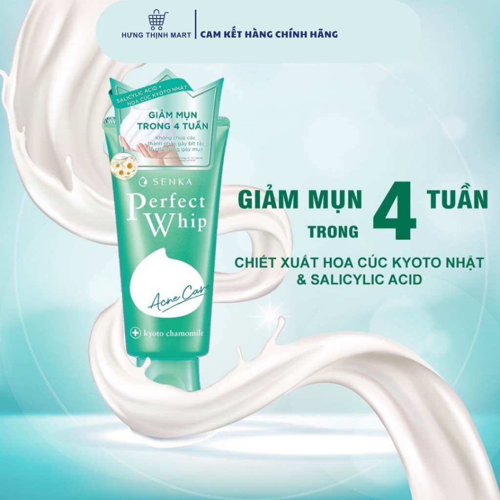 Sữa rửa mặt Nhật Senka Loại Mới 120g