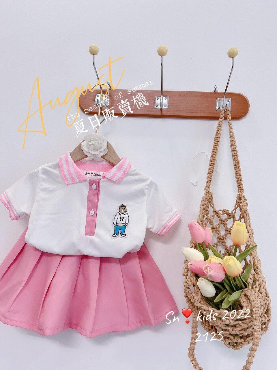 Set váy cực xinh cho bé gái từ 10 - 25kg