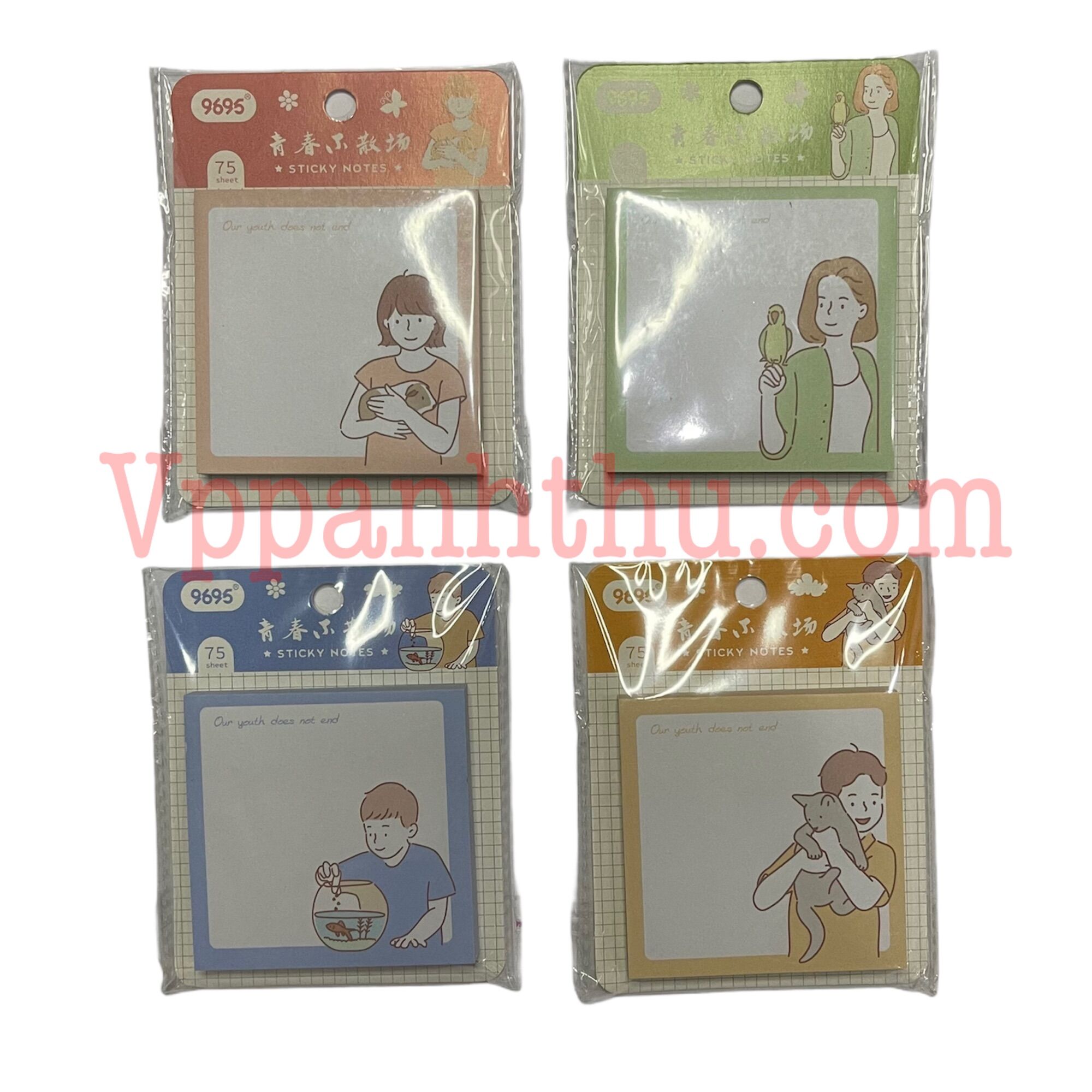 GIẤY NOTE GHI CHÚ HÌNH VUÔNG (1 XẤP)