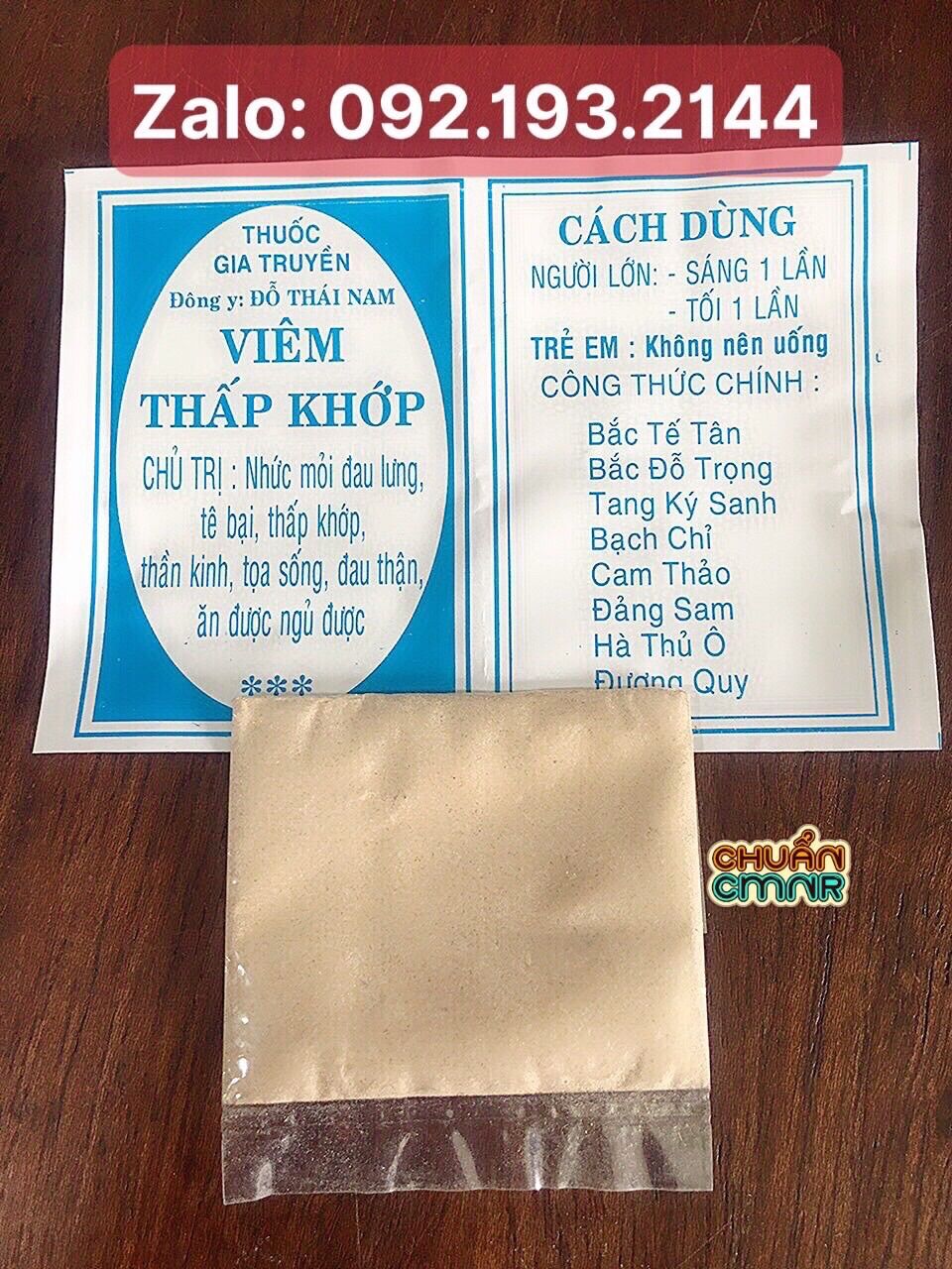 50 gói thấp khớp bột chính gốc Đỗ Thái Nam
