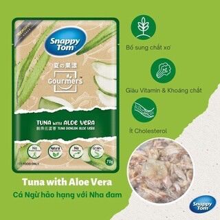 Combo 12 Gói Pate Snappy Tom trái cây, rau củ cho Mèo, gói 70g