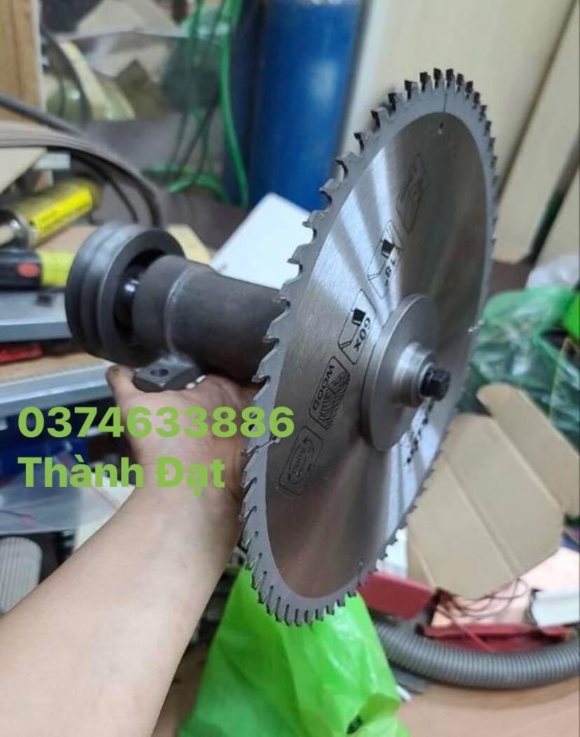 Trục máy cưa bàn - trục lưỡi cưa - trục lưỡi chảm - Trục chế bàn cưa - máy mài - máy trà nhám