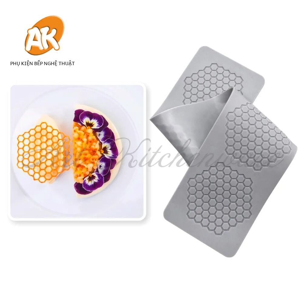 Thân Thiện Với Môi Trường Khuôn Bánh Silicone Bướm Tổ Ong Và Bướm Ren Trang Trí Bánh Dụng Cụ Nhà Bếp Nướng Phụ Kiện