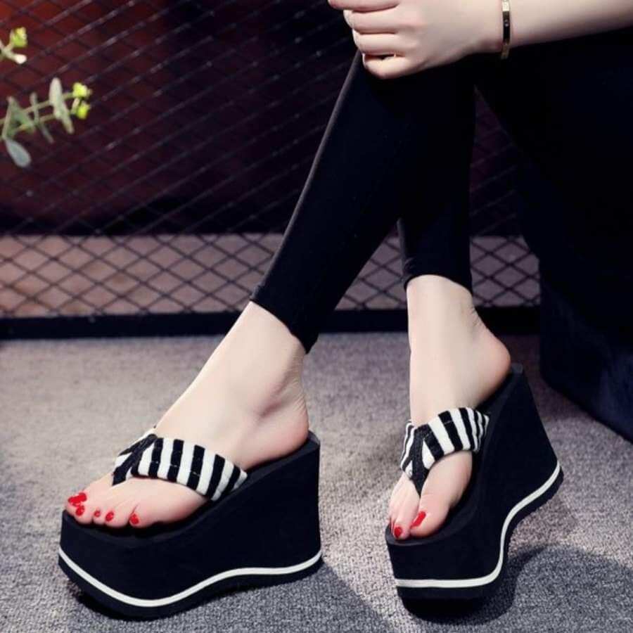 Dép kẹp xốp đế xuồng lượn sóng 10f