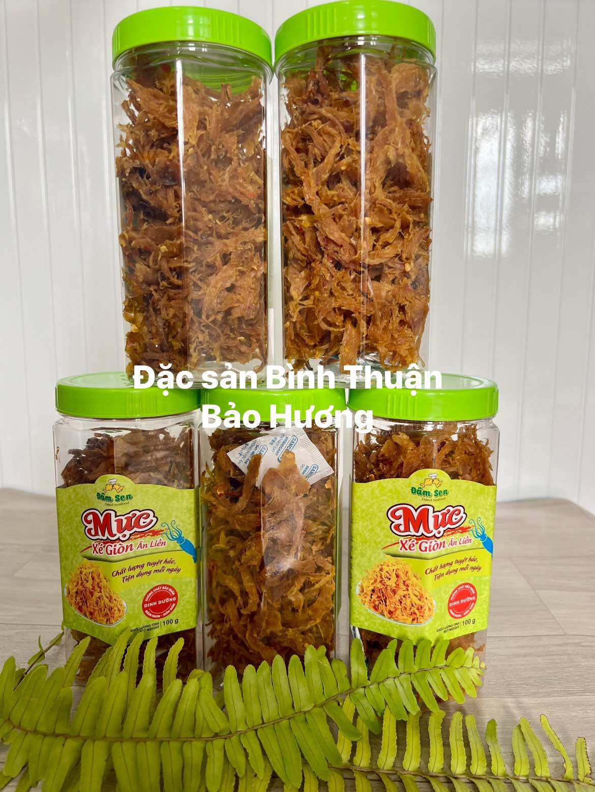 MỰC XÉ GIÒN, ĂN LIỀN - ĐẦM SEN. ĂN VẶT NGON