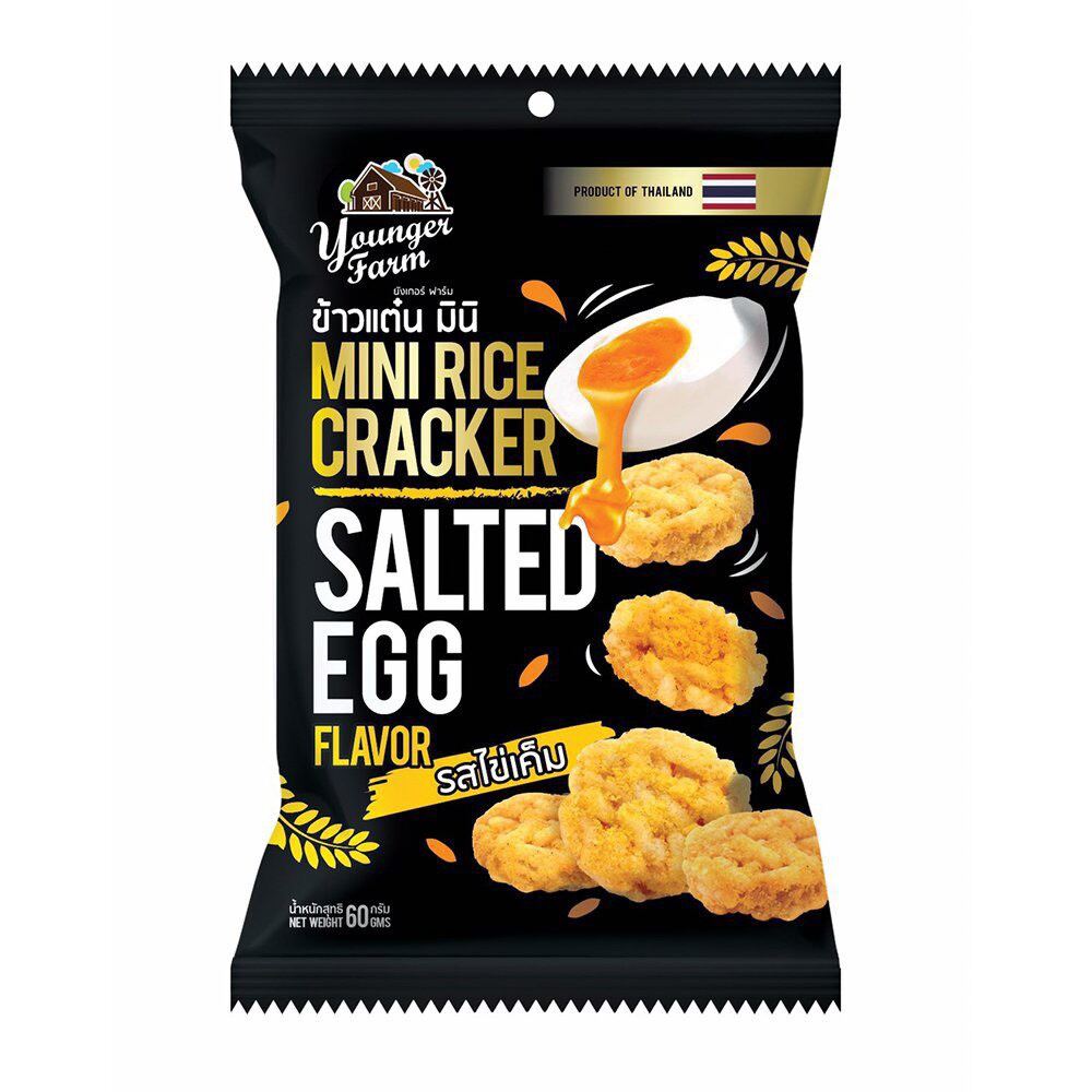 Snack cơm cháy Thái Lan Younger Farm 6 vị gói 60gr