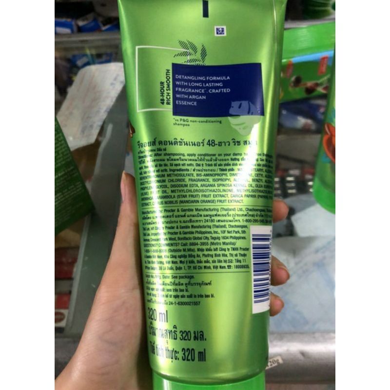 Dầu Xả Rejoice 320ml Siêu Mềm Mượt 48 Giờ